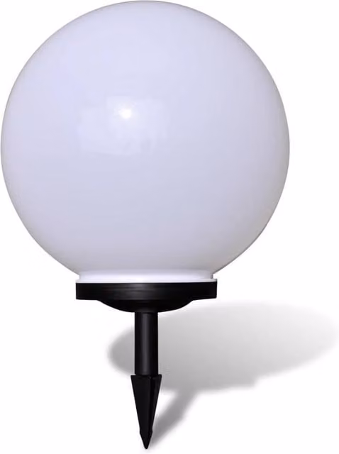 Berkfield Home Solar LED Outdoor Pathway Lamp with Ground Spike, White – 1