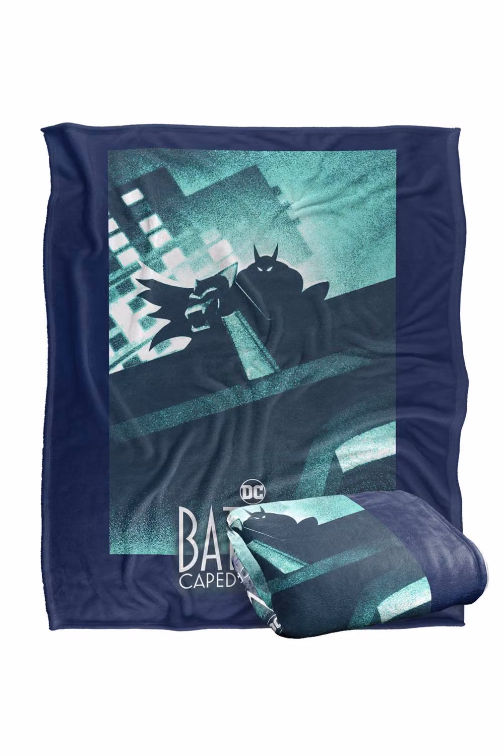 Warner Bros. Batman Caped Crusader In The Shadows Silky Touch Super Soft Fleece Throw Blanket, Multicolour, W: 91.44 cm x D: 147.32 cm – 7