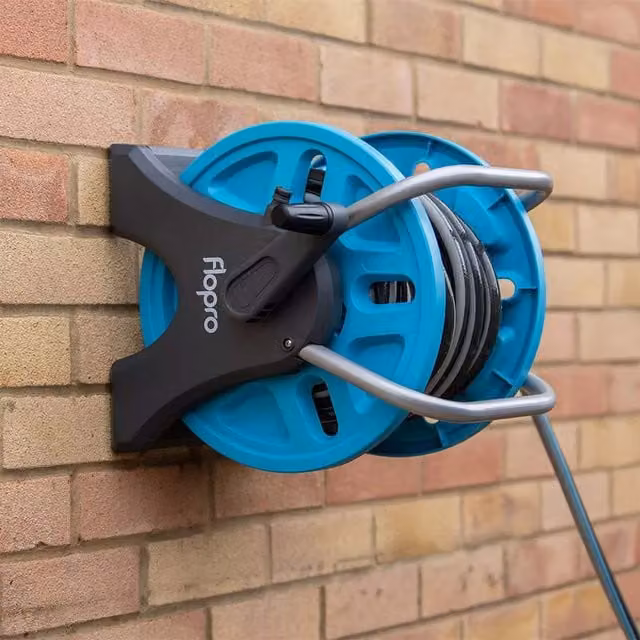 Flopro Easy Reel 2 in 1 Complete Hose Reel, 20m, Brown