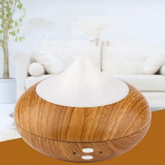Alivio Aromatherapy Diffuser with Ioniser and Light, Brown, 350ml – 1