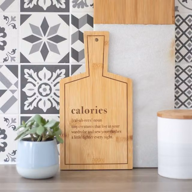 KDMK Solid Bamboo Serving Board - Brown