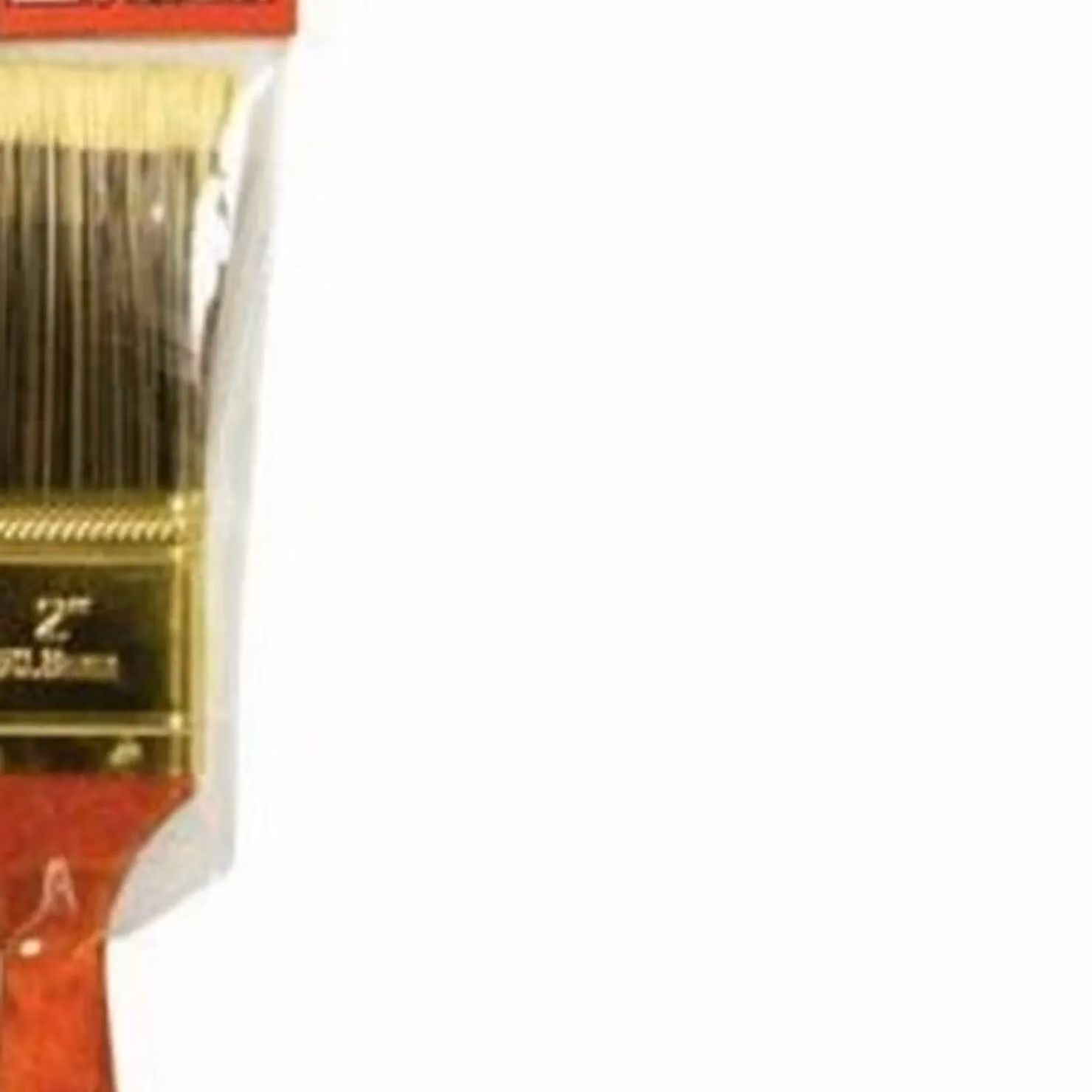 SupaDec 2 Pack of Angled Synthetic Polyester Brushes in Brown – 2
