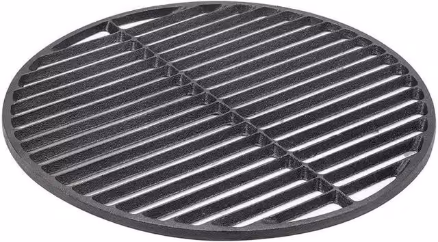 KORVIXA Round Cast Iron Barbecue Grill Grate in Black – 1