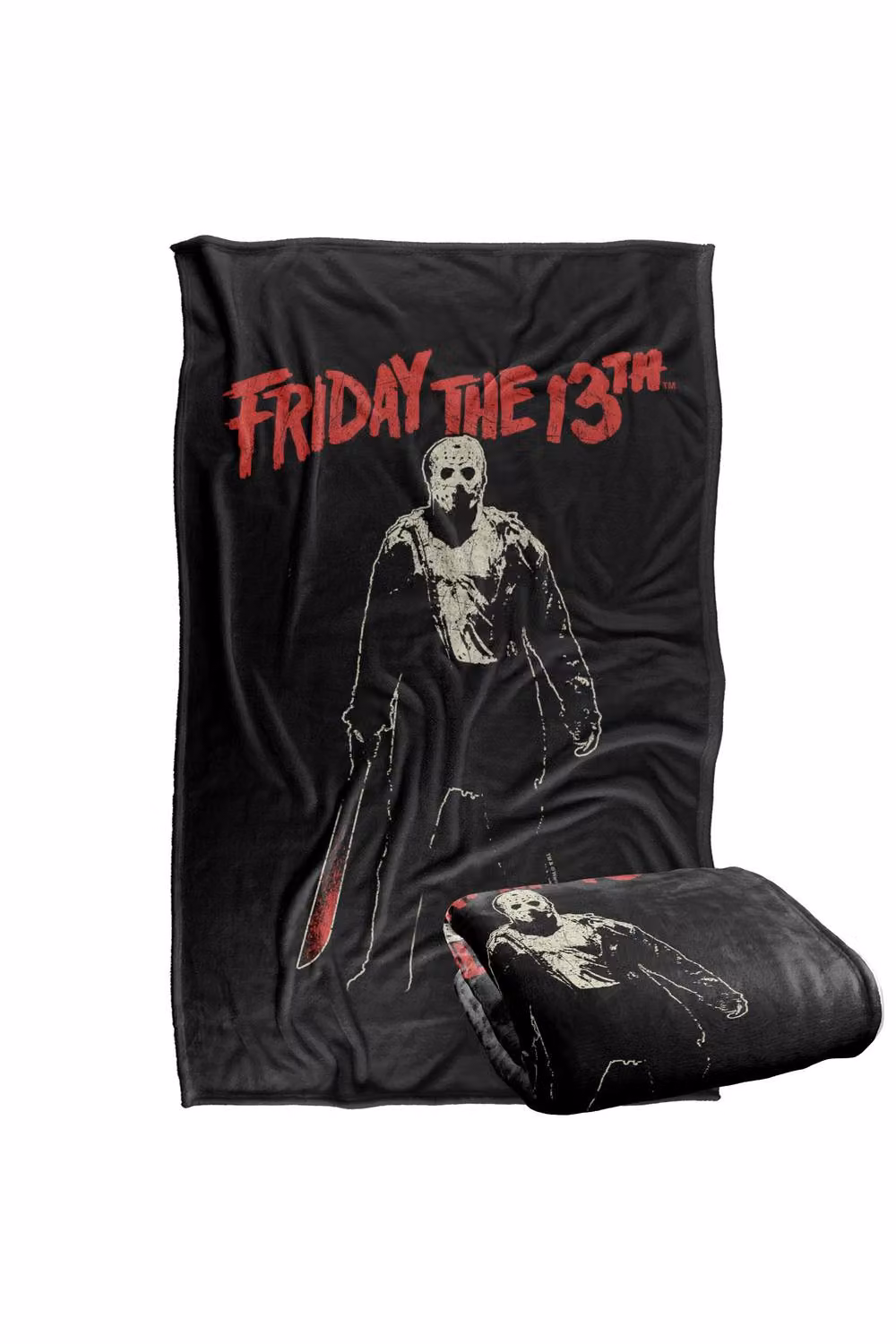 Warner Bros. Friday The 13th Chchch Ahahah Super Soft Fleece Throw Blanket, Multicolour, W: 91 cm, D: 147 cm – 7