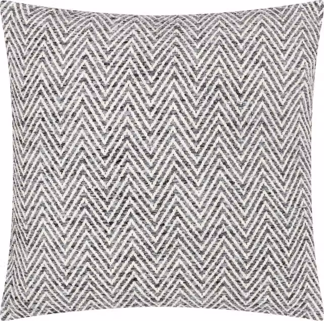 Make it a Home Square Velvet Cushion in Grey Polyester