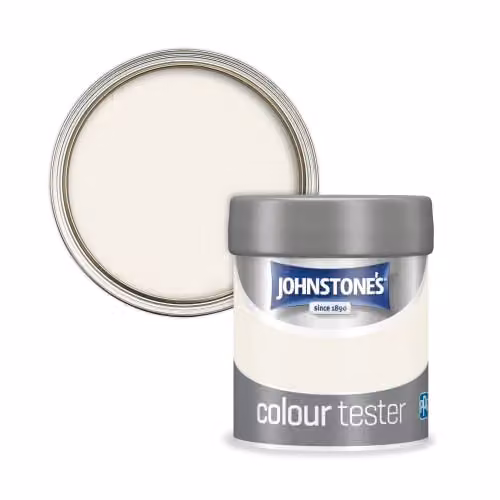 Johnstone's White Lace Matt Colour Sample Tester Pot, 75ml