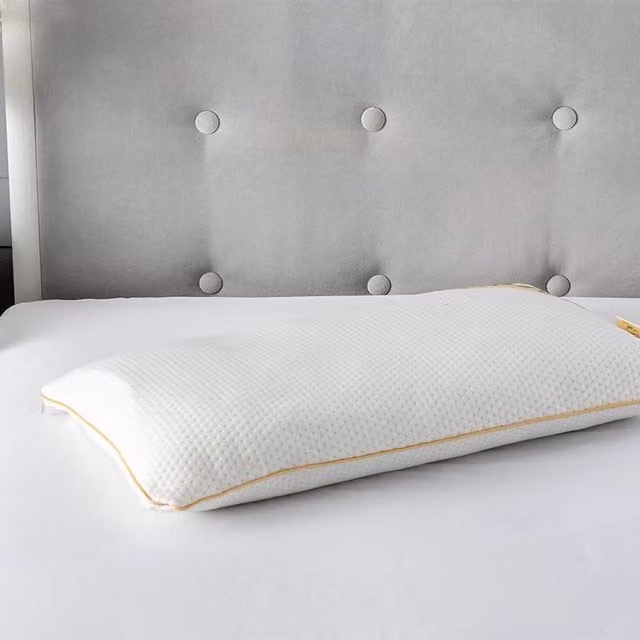 Snug City Orthopaedic Memory Foam Neck Support Pillow with Removable White Knit Cover – 1