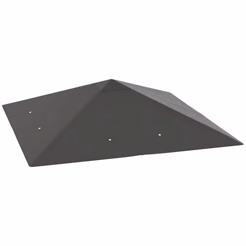 Outsunny Grey Polyester Gazebo Canopy Replacement Cover with UPF 50+ Protection – 1