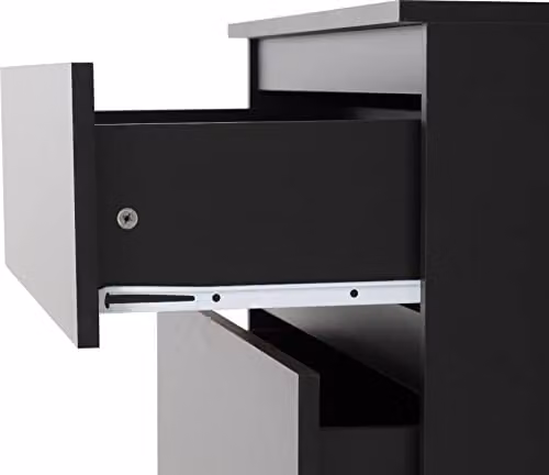 Seconique Malvern 4 Drawer Chest in Black – 4