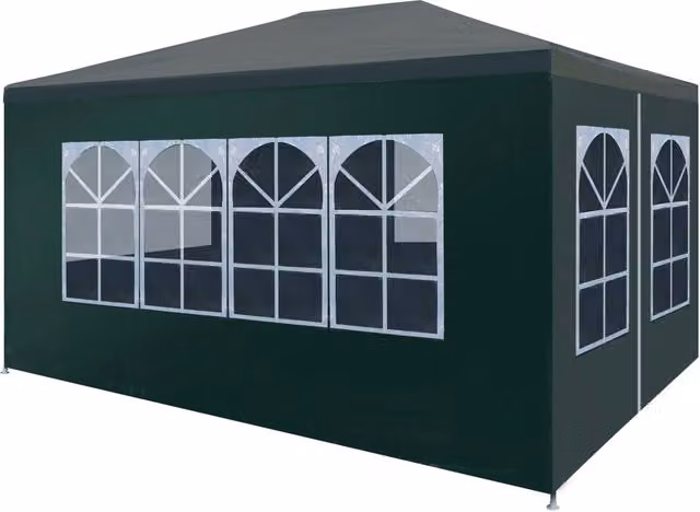 Berkfield Home Party Tent, Green, W 4 m x D 3 m – 1