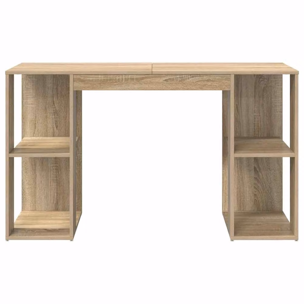 Berkfield Home Sonoma Oak Writing Desk in Light Brown – 4