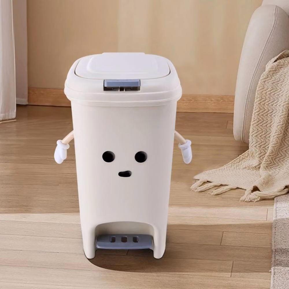 SPETLEK 8 L Foot Pedal Kitchen Waste Bin in Beige – 2