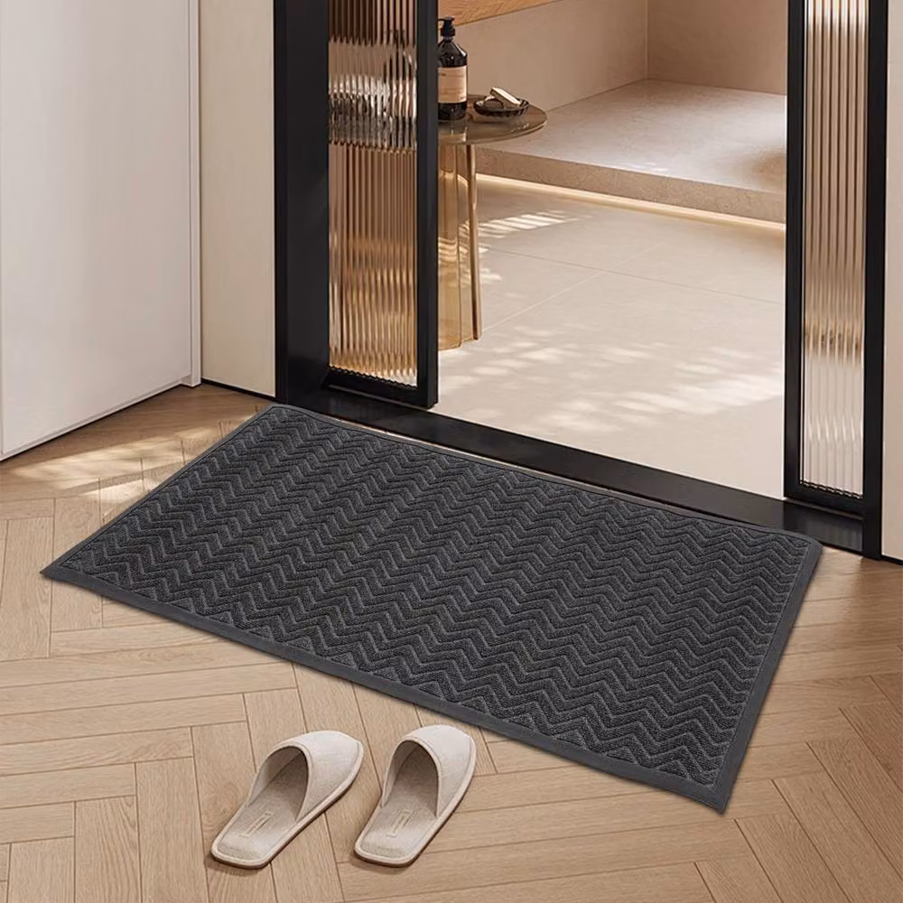 VOGREX Weatherproof Outdoor Entry Front Doormat in Grey, W/D/H: 90 x 150 cm – 4