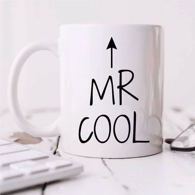 60 Second Makeover Mr Cool Ceramic Mug in White