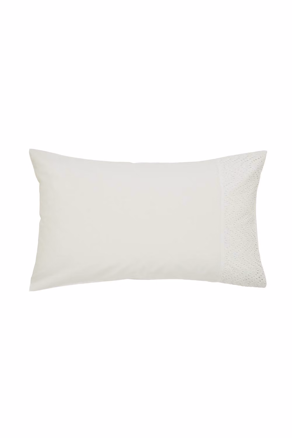 Helena Springfield Margo Embroidery Cotton Duvet Cover and Pillowcase Set, White, W/D/H: 90 x 200 cm – 2