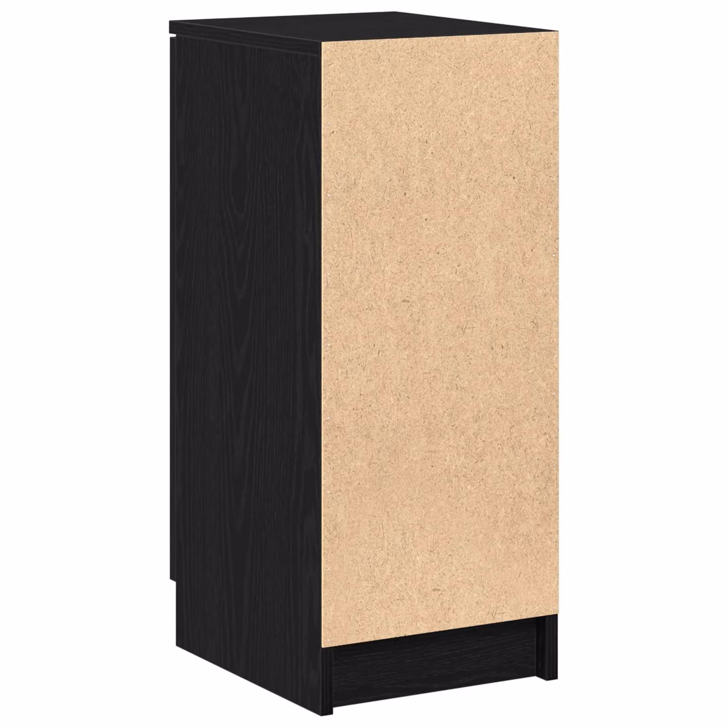 Berkfield Home Modern Black Oak Shoe Cabinet with Hinged Doors, W/D/H: 30 x 35 x 70 cm – 5