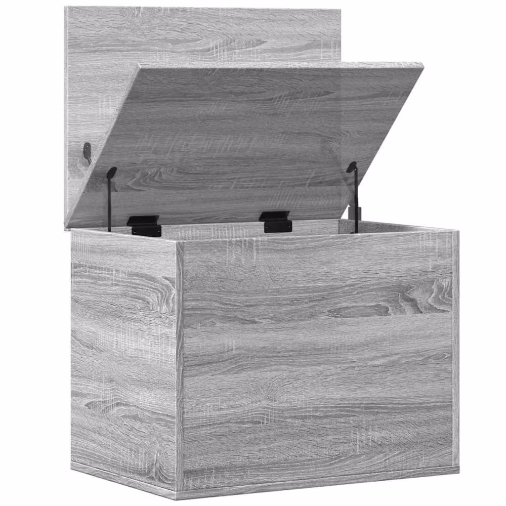 Berkfield Home Grey Sonoma Storage Box in Engineered Wood W/D/H: 60 x 42 x 46 cm – 2