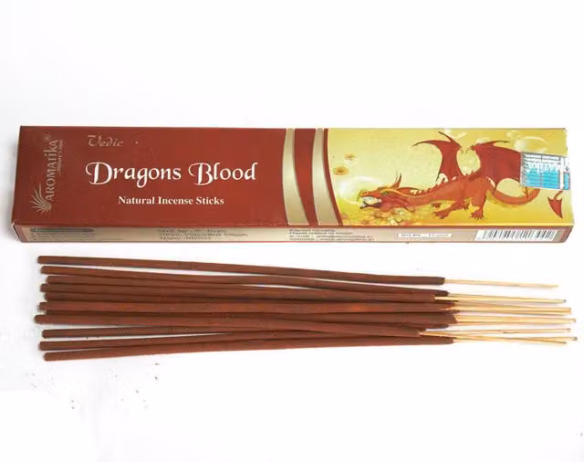 Aromatika Vedic Incense Sticks Dragons Blood Maroon