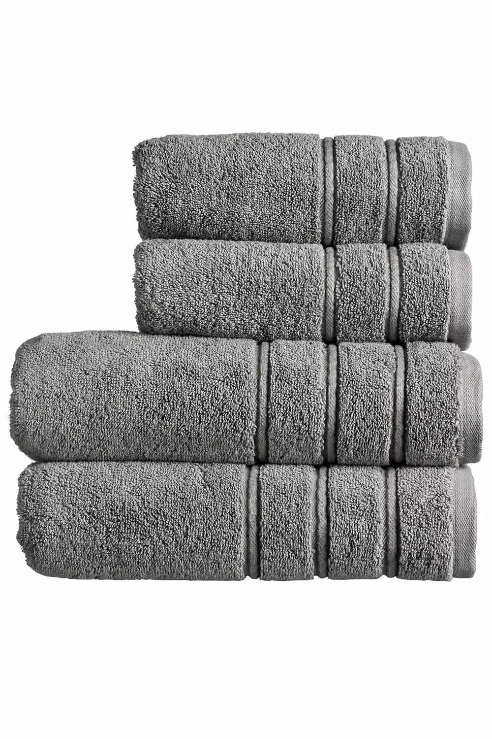 Christy Antalya Premium Turkish Cotton Loose Towel in Grey – 4