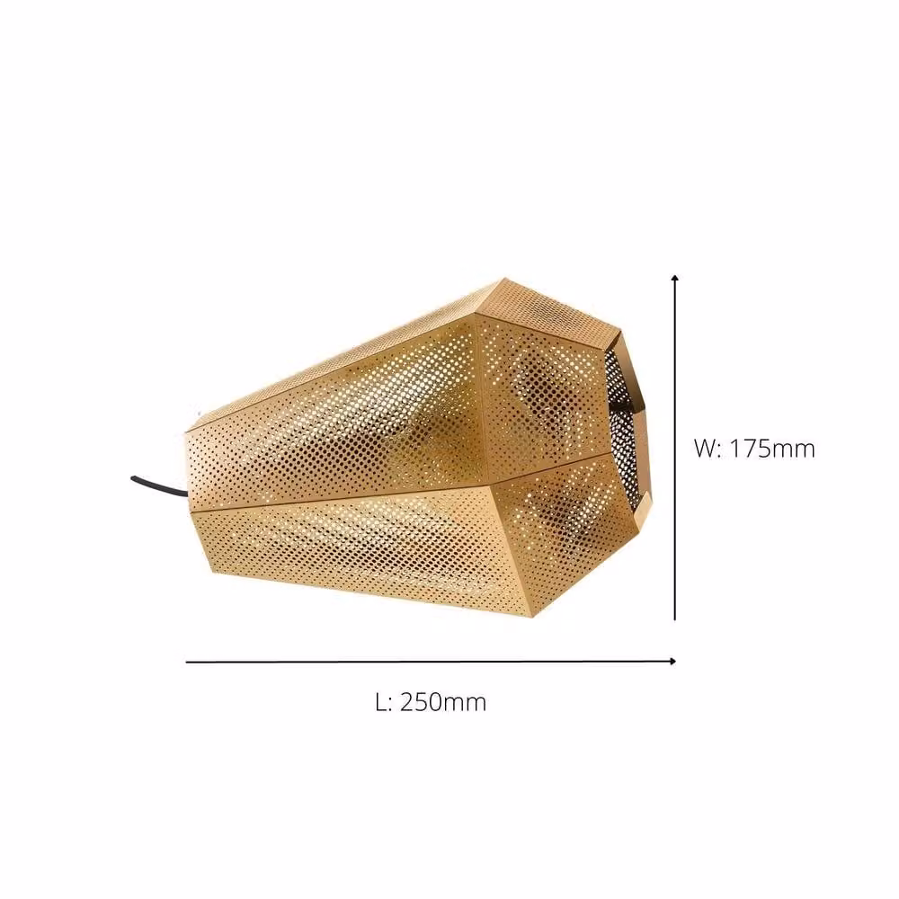 Eglo Chiavica 1 Modern Metal Table Light in Gold/Brass – 4