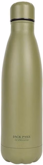 Jack Pyke Green Thermal Stainless Steel Water Bottle, 500ml