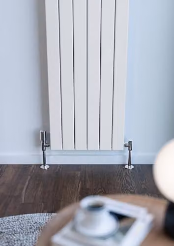 Terma White Steel Double Panel Wall Mounted Radiator H 180 x W 44 cm – 5