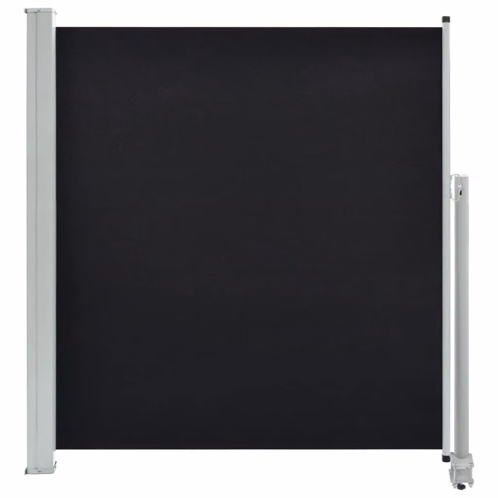 Berkfield Home Manual Pull Retractable Side Awning in Black, W: 140 cm x D: 300 cm – 2