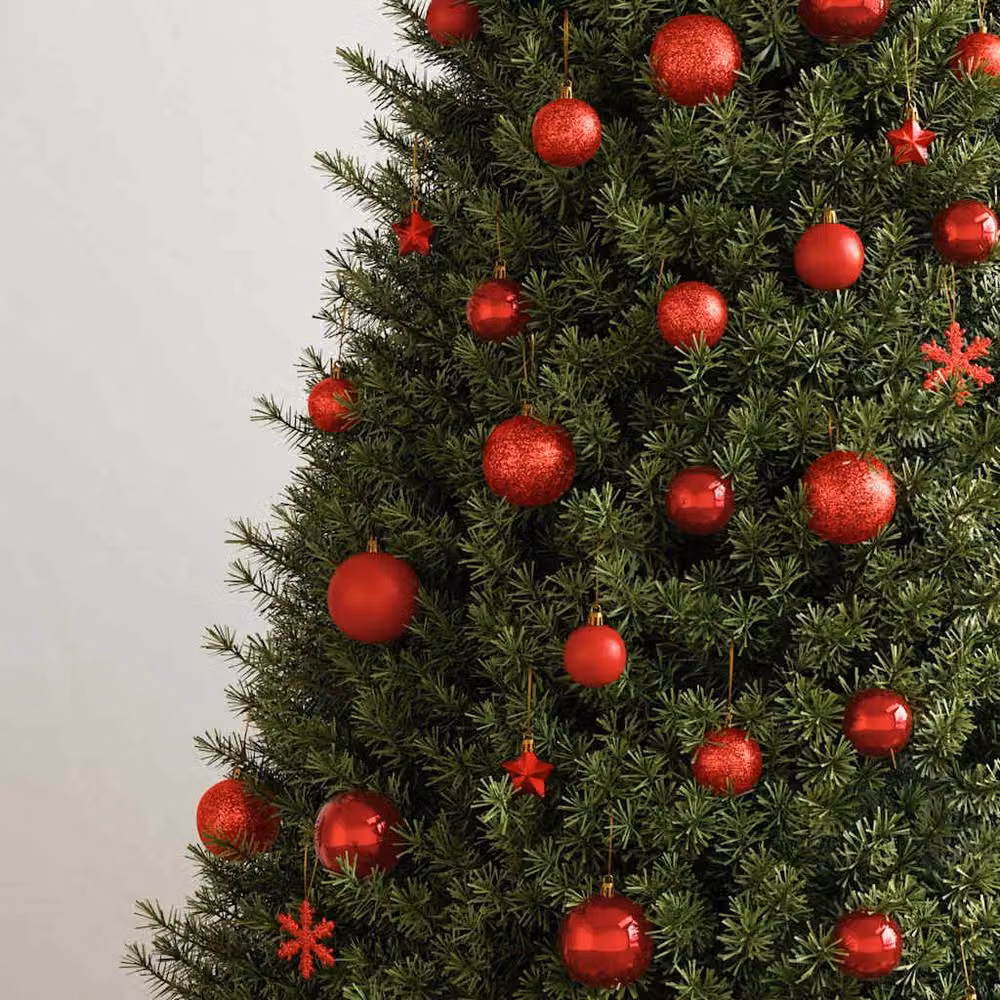 Berkfield Home 111 Piece Red Christmas Bauble Set – 3