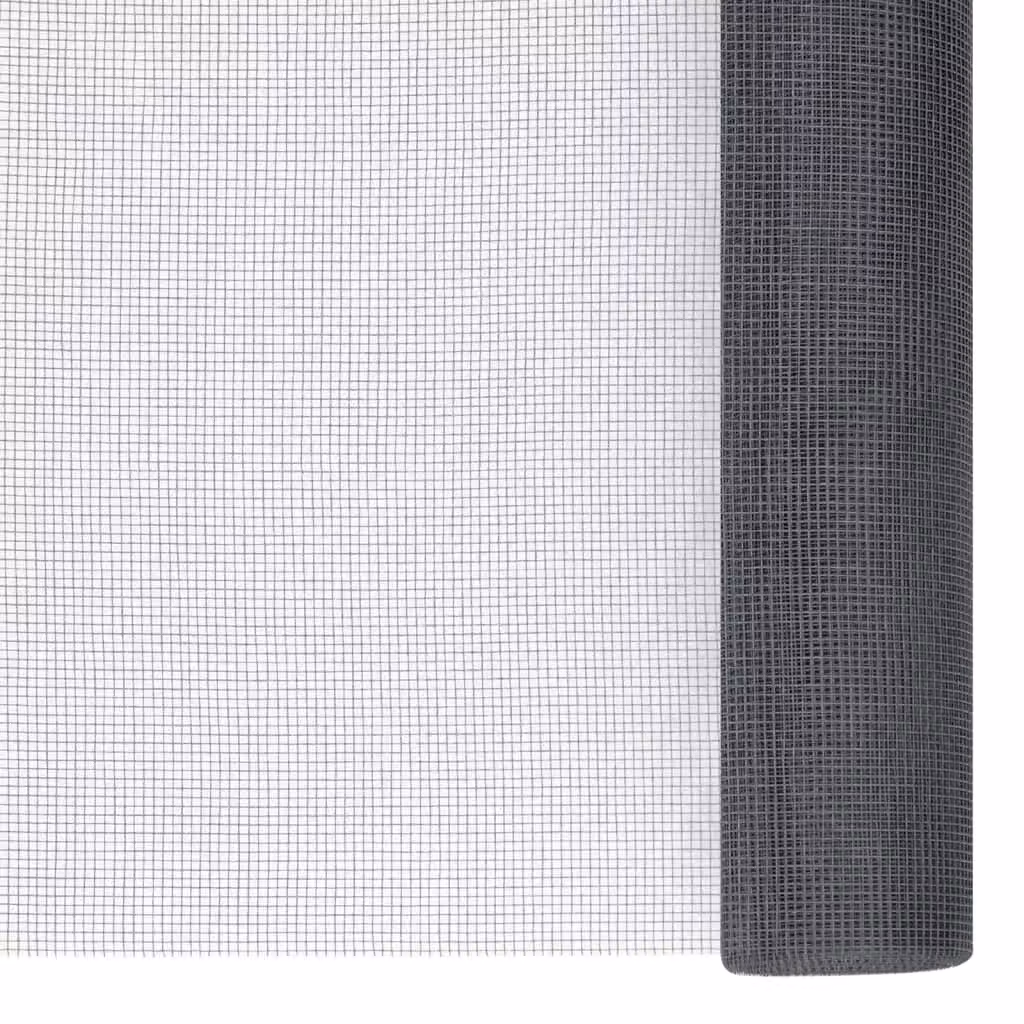 Berkfield Home Grey Fiberglass Mesh Screen, W: 112 cm, L: 2000 cm – 2