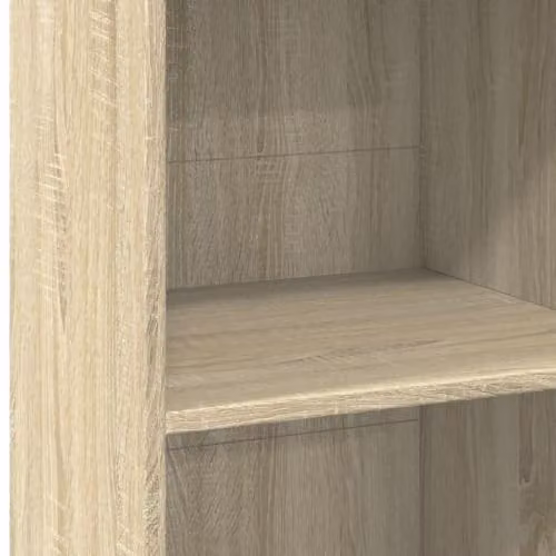 vidaXL Modern Highboard in Brown Sonoma Oak, W/D/H: 50 x 41 x 124 cm – 3