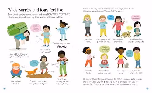 Usborne All About Worries and Fears Multicolour Paper Book – 2