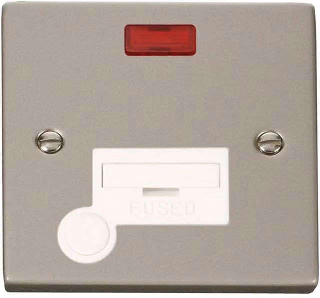 SE HOME White Surface Socket Plate with Plastic Finish
