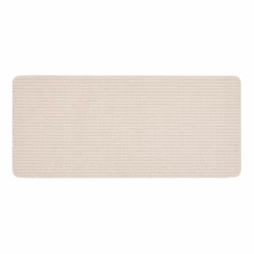 My Mat Sculptured Waffle Texture Ivory Runner, W: 67 cm, L: 150 cm – 1