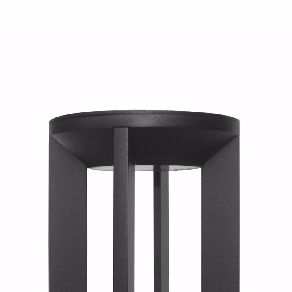 Netlighting Nomad Outdoor Pedestal Light in Black with 3000K Warm White LED and IP54 Rating – 2