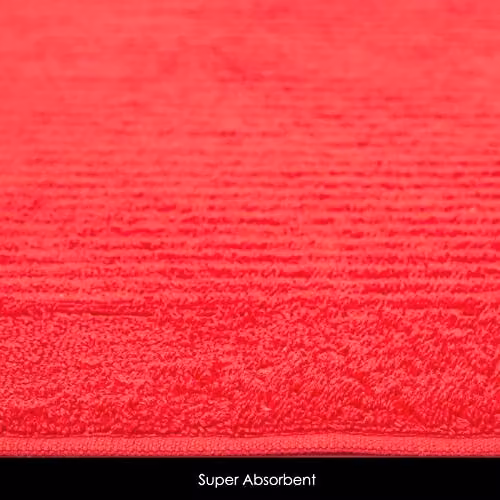 Homescapes Imperial Plain Red Cotton Bath Mat, W: 50 cm, D: 80 cm – 2