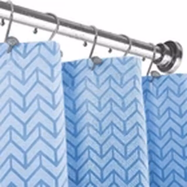EONLION Extendable Spring Tension Curtain Rail Telescopic Net Rods in Silver – 1