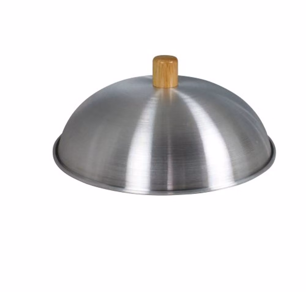 Dexam Aluminium Wok Lid, Silver, Diameter: 30 cm – 2