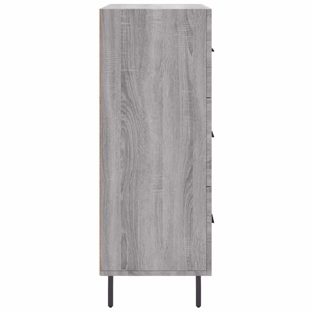 Berkfield Home Grey Sonoma Sideboard in Engineered Wood, W/D/H: 69.5 x 34 x 90 cm – 3
