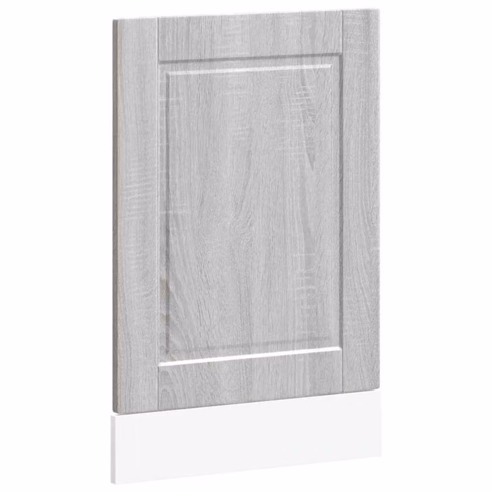 Berkfield Home Dishwasher Panel Porto Grey Sonoma Engineered Wood W: 45 cm, H: 67 cm – 2