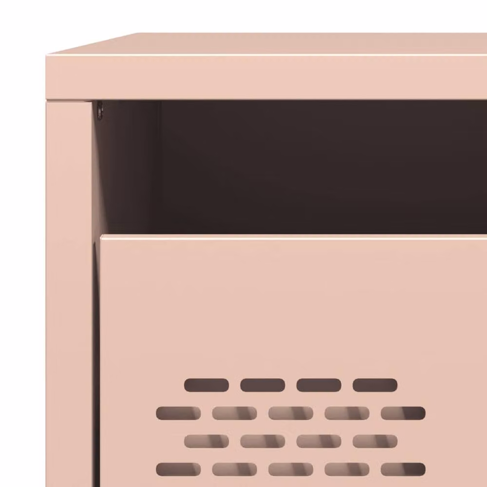 Berkfield Home Timeless Bedside Cabinet, Pink, W/D/H: 35 x 39 x 43.5 cm – 4