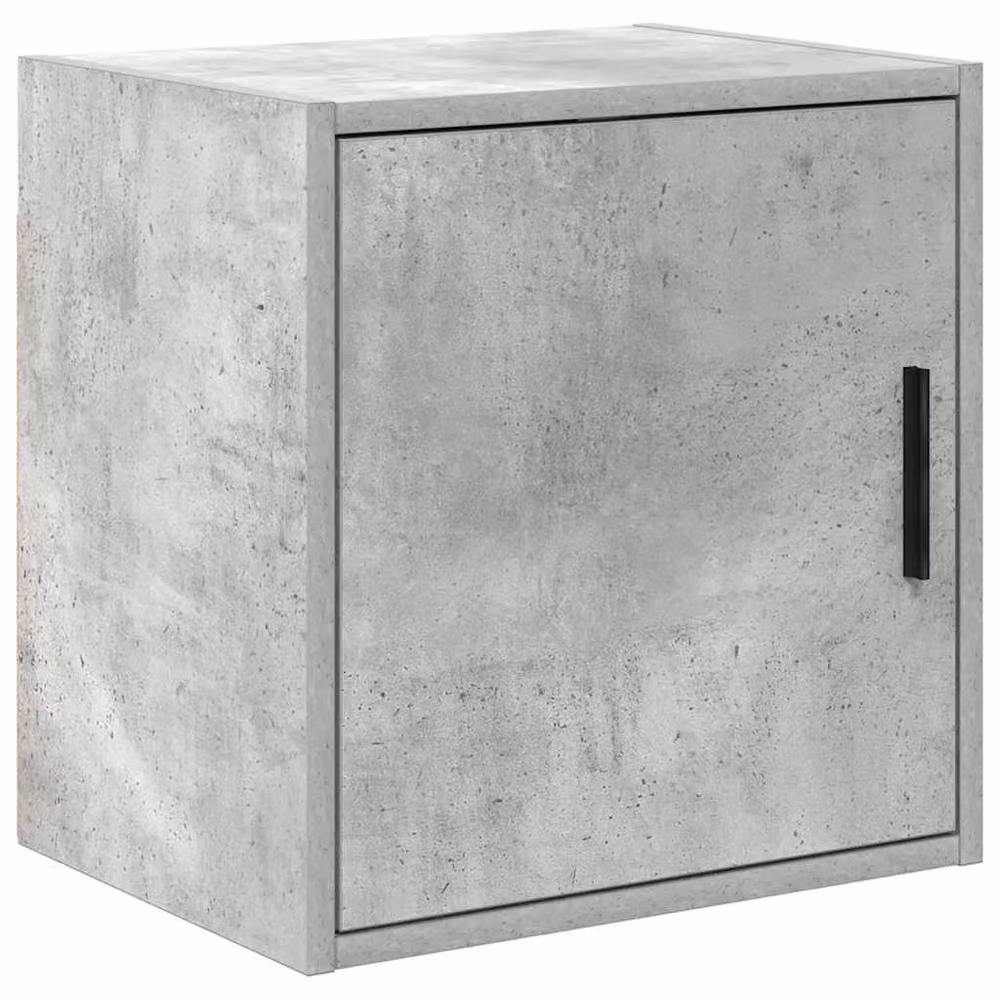 Berkfield Home Wall Mounted Garage and Workshop Cabinets, 2 Piece Set in Concrete Grey Matt Engineered Wood – 3