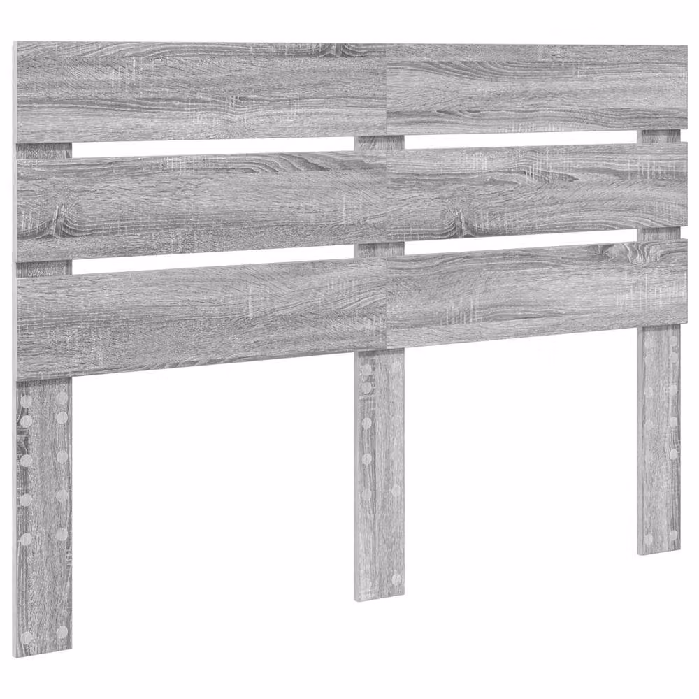 Berkfield Home Sonoma Bed Frame in Grey, Solid Pine and Engineered Wood, W/D/H: 150 x 200 cm – 2