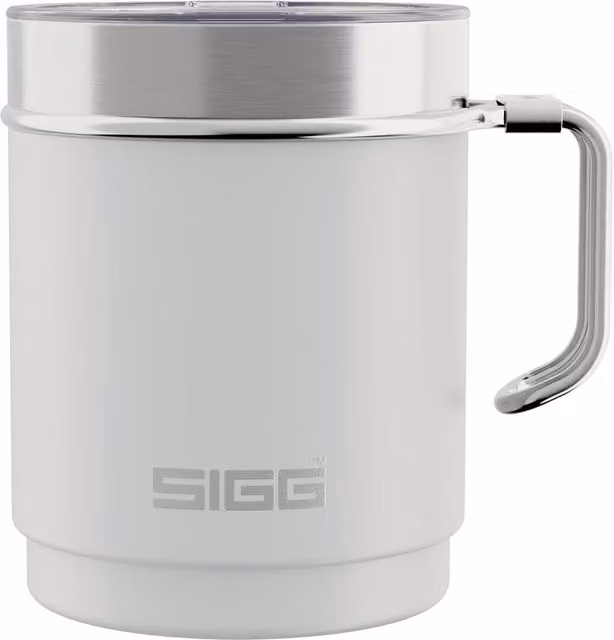 Sigg White Stainless Steel Travel Mug with Lid, 300 ml – 1