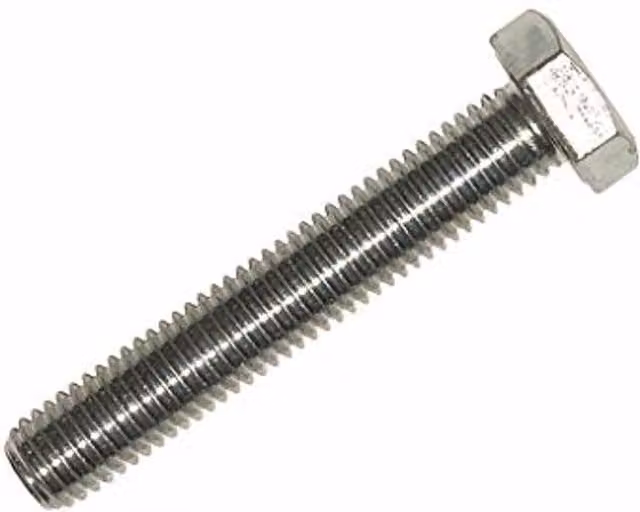 Metalmate High Tensile Set Screw ZP M20 x 100mm Grey (Box of 20)