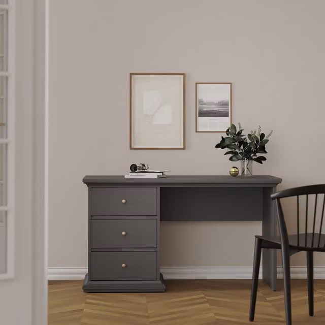 Furniture To Go Paris Writing Desk in Grey