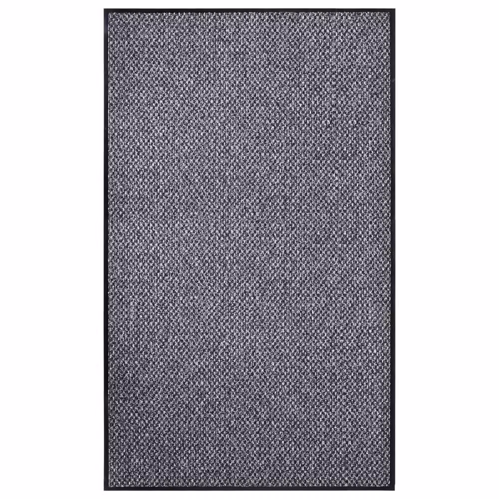 Berkfield Home Traffic Non-Slip Doormat, Grey, W: 90 cm, D: 150 cm – 2