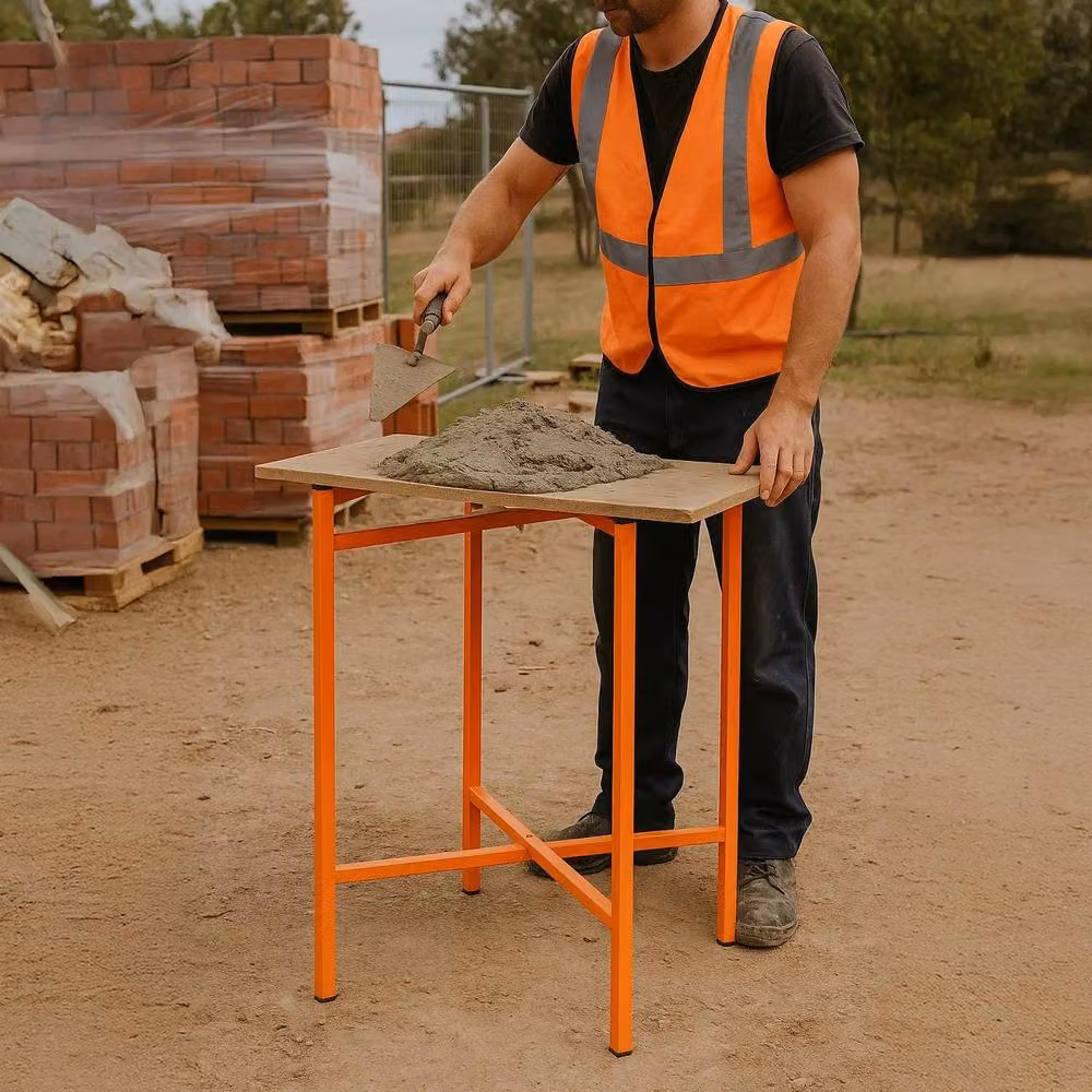Monstershop Set of 5 Orange Steel Mortar Board Stands, Height: 75 cm – 3
