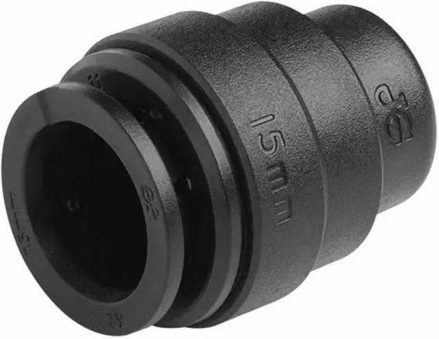 John Guest 22mm Black Acetal Stop End Pack of 5 PM4622E – 1