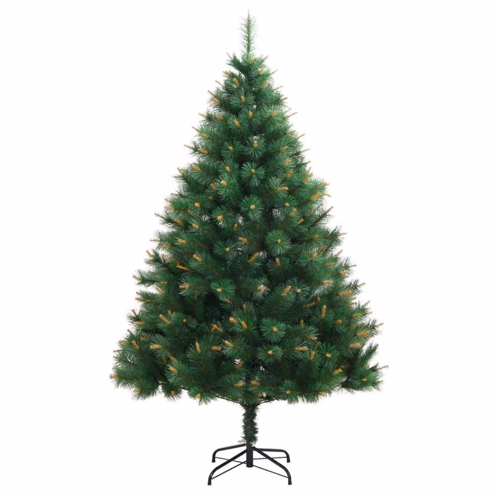 Berkfield Home Beautiful Artificial Hinged Christmas Tree with Stand, Green, Height: 180 cm – 3