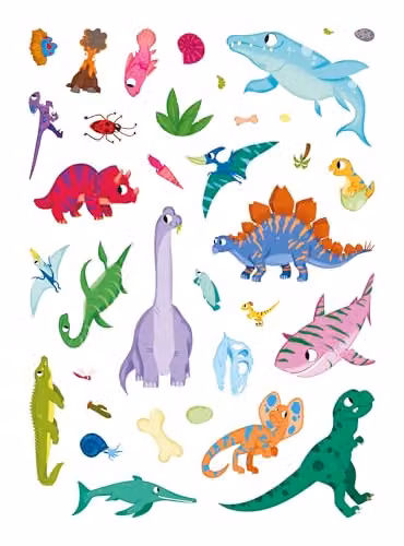 Igloo Books Dinosaur Sticker Scenes Sticker and Activity Book, Multicolour – 2